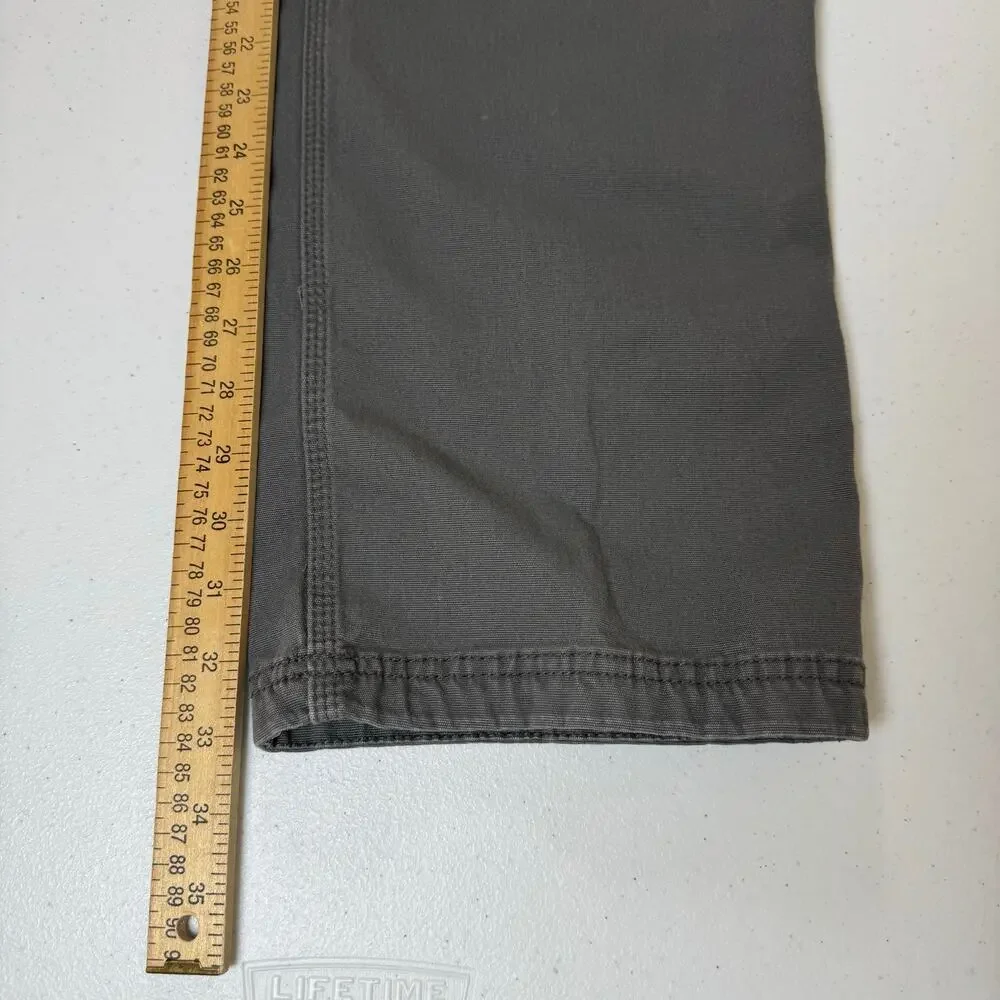 Duluth Trading Co Pants Mens 38x36 Act (38x33) Duluthflex Fire Hose Cargo Gray